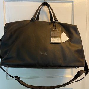 Lipault Plume Elegance Weekend Bag - Black Leather
